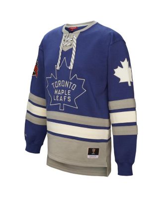 Women's Blue Toronto Maple Leaf's Heritage Lace-Up Pullover Sweatshirt