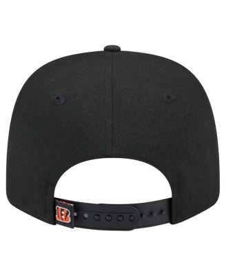 Men's Black Cincinnati Bengals 9SEVENTY Stretch-Snap Hat