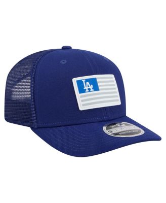 Men's Royal Los Angeles Dodgers Flag 9SEVENTY COOLERA Stretch-Snap Hat
