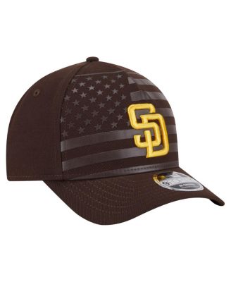 Men's Brown San Diego Padres American Flag 9FORTY M-Crown A-Frame Adjustable Hat