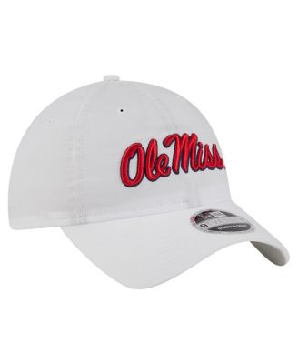 Men's White Ole Miss Rebels Active Ripstop 9TWENTY Adjustable Hat
