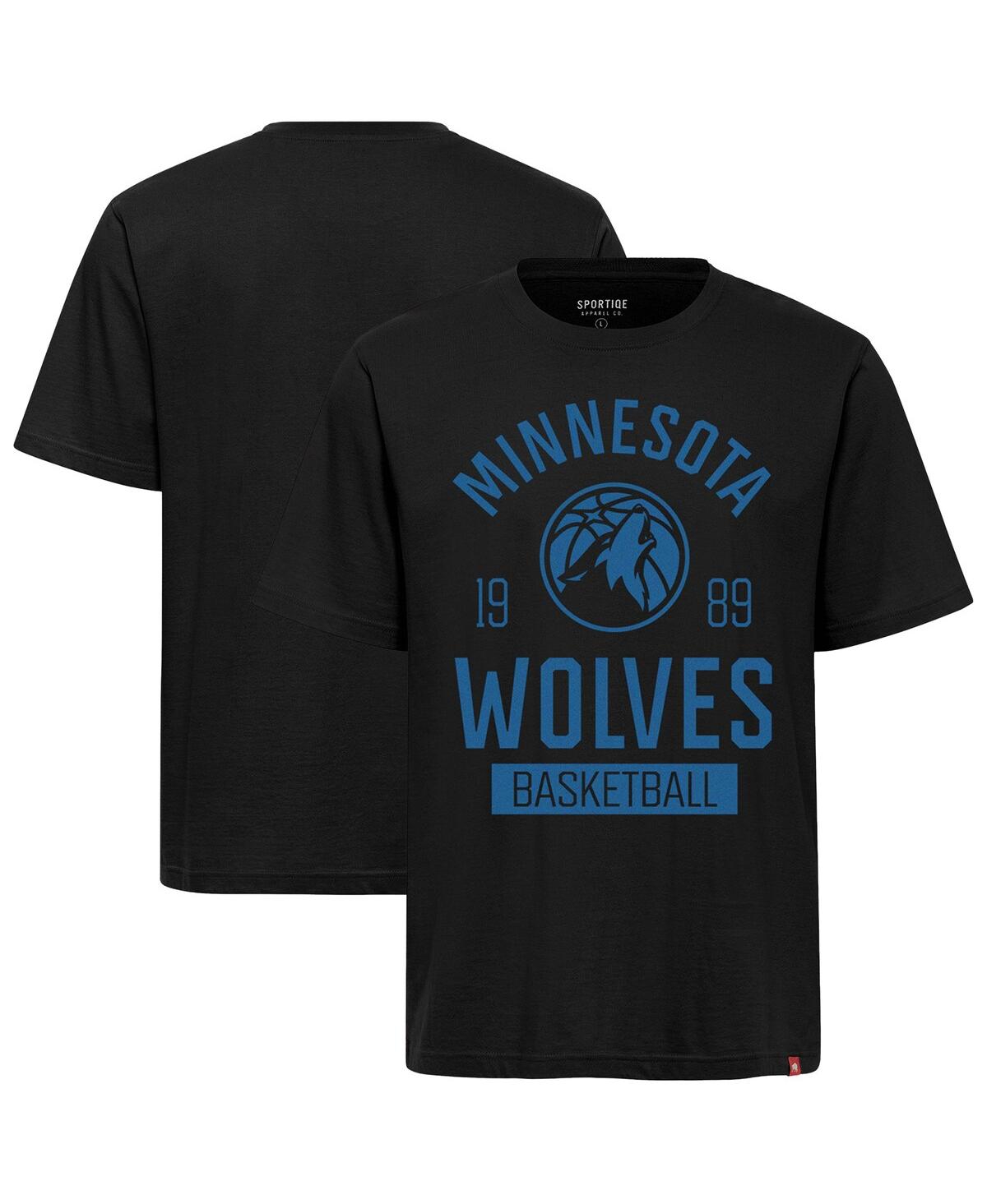 Men's and Women's Black Minnesota Timberwolves Duke Premium T-Shirt - Black