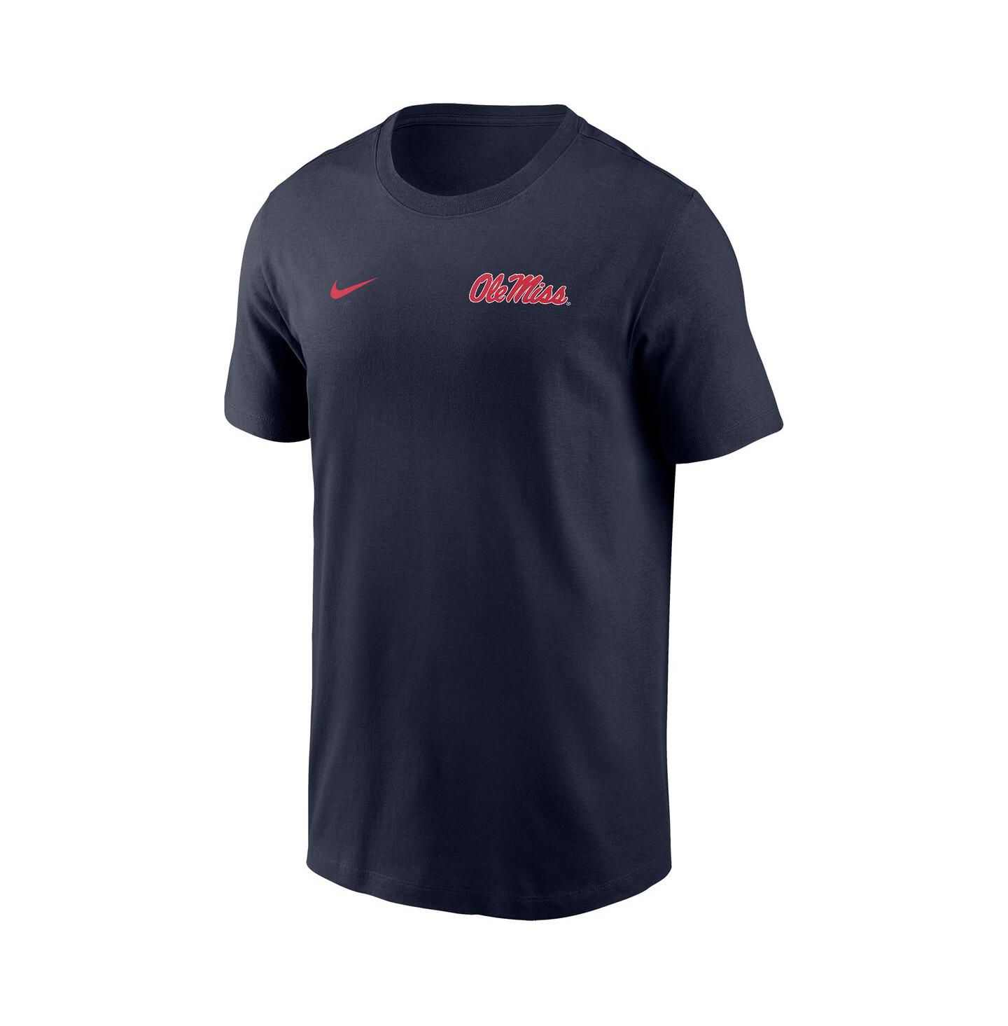 Мужская футболка Nike Navy Ole Miss Rebels 2025 Sideline Legend Performance — фото 2