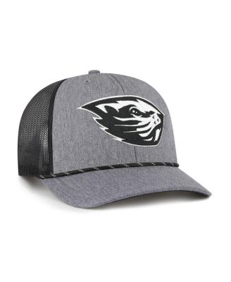 Men's Gray Oregon State Beavers Carbon Rope Adjustable Hat