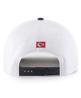 Men's White Kansas City Chiefs Patriotic Overhand Hitch Adjustable Hat
