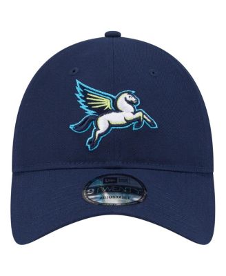 Men's and Women's Navy Dallas Wings Core Alt Logo 9TWENTY Adjustable Hat