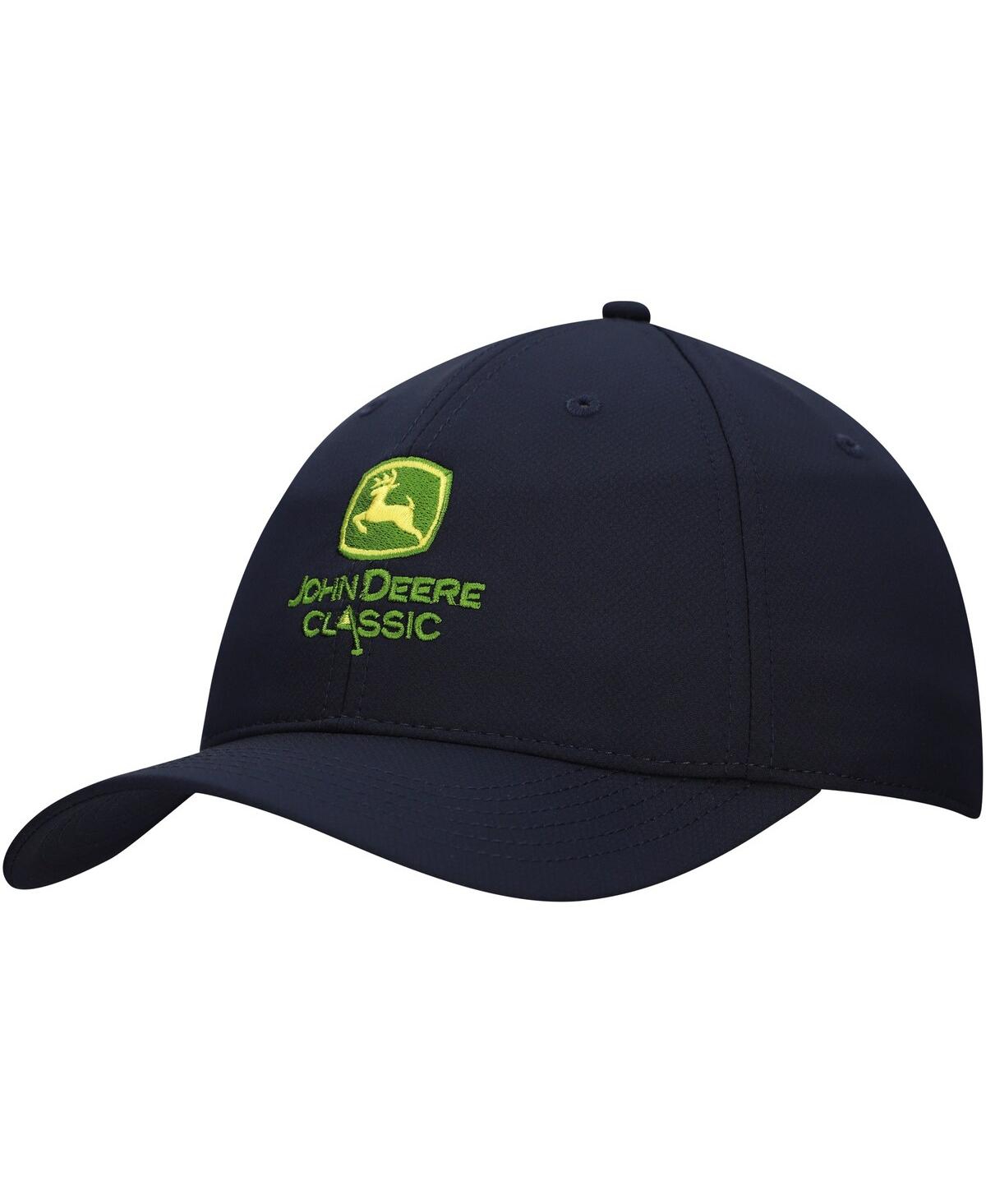 Men's Navy John Deere Classic Frio Aerosphere Adjustable Hat - Navy