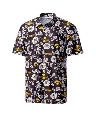 Men's Black Iowa Hawkeyes Performance Polo Shirt