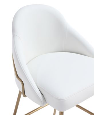 Gracie 41.1" Leatherette Upholstered Barstool