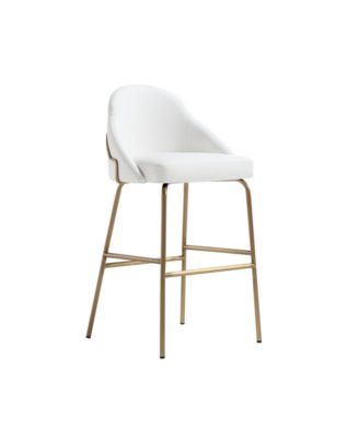 Gracie 41.1" Leatherette Upholstered Barstool