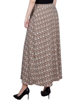 Petite Ring Midi-Length Skirt