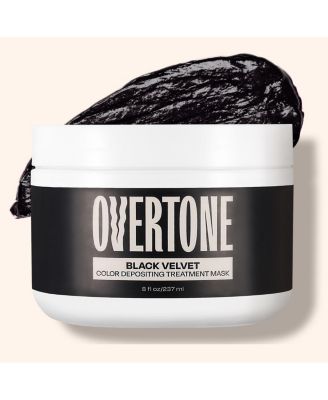 Overtone Color Depositing Hair Mask Semi-Permanent Hair Dye Deep Conditioner 8oz Jar - Black 32$