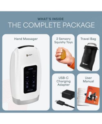 Legra Hand Massager with Heat & Compression – Finger, Wrist & Palm Relief with 5 Modes – Pressure Point Therapy for Sensitive Hands & Relaxation