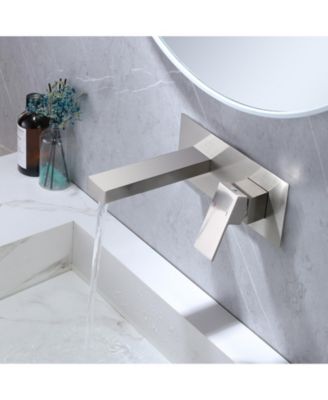 Single-Handle Wall Mount Bathroom Faucet