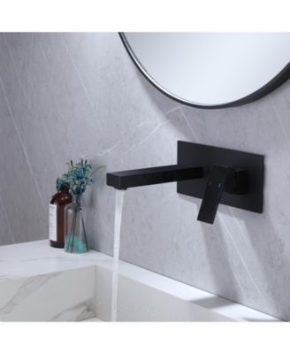 Single-Handle Wall Mount Bathroom Faucet