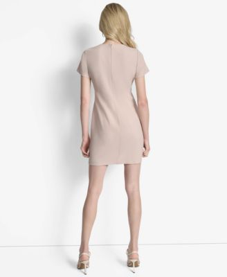 Women's Short-Sleeve Zip-Pocket Dress