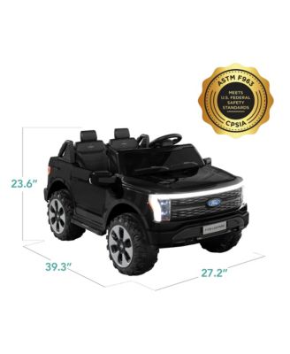 Kids 24V Ride On Truck Officially Licensed Ford Lightning w/ Remote, LED Lights, 2 Speeds