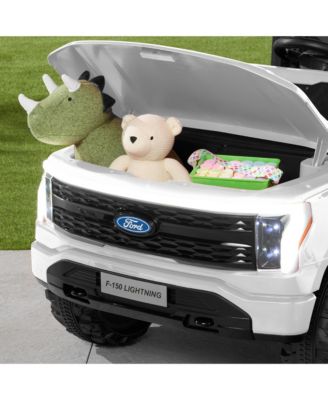 Kids 24V Ride On Truck Officially Licensed Ford Lightning w/ Remote, LED Lights, 2 Speeds