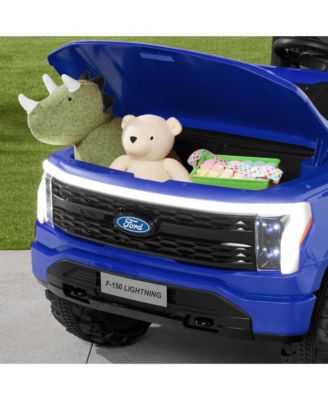 Kids 24V Ride On Truck Officially Licensed Ford Lightning w/ Remote, LED Lights, 2 Speeds