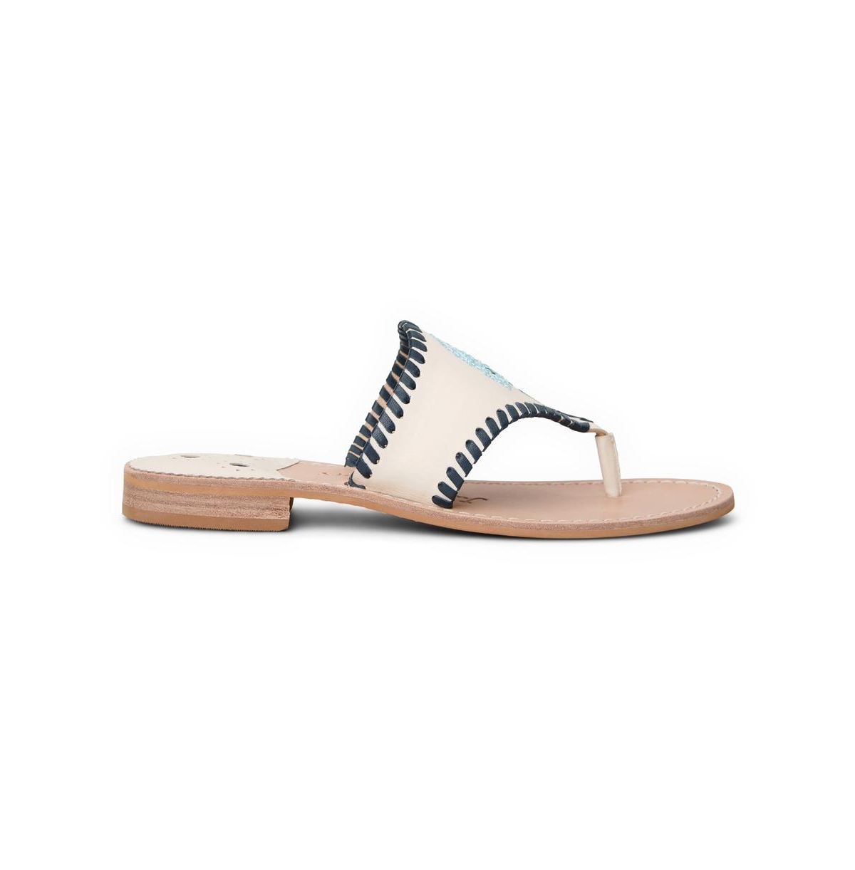 Bayview Slide - Webbing - Ivory multi