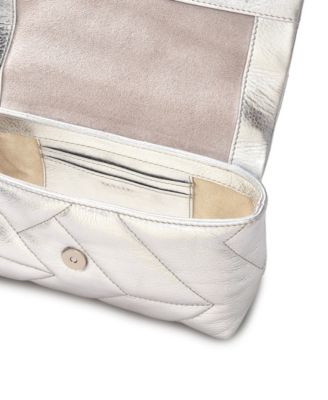 Mill Bay XL Quilt Metallic Flap Over Crossbody Bag