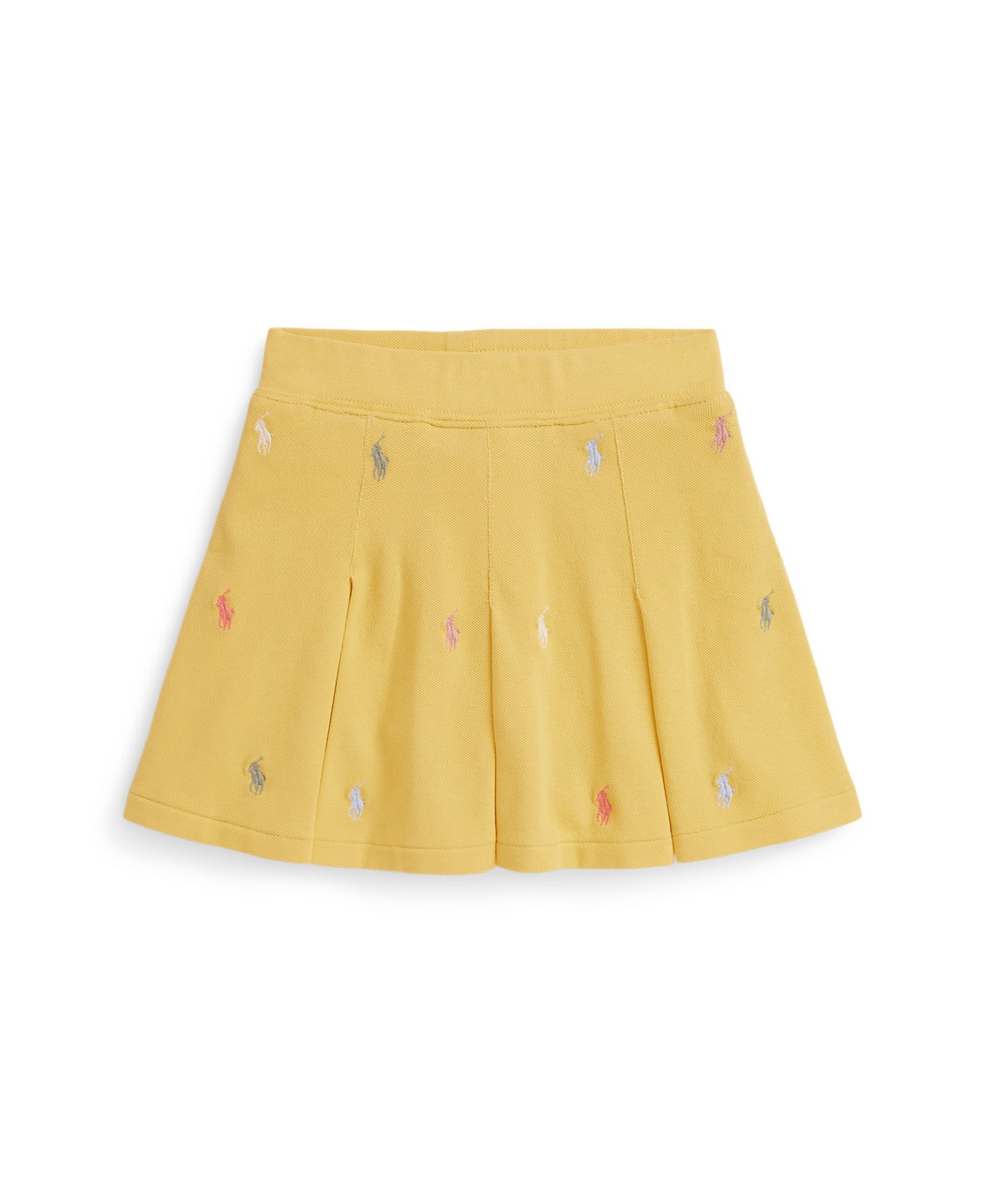Polo Ralph Lauren Toddler and Little Girls Pony Pleated Mesh Skort