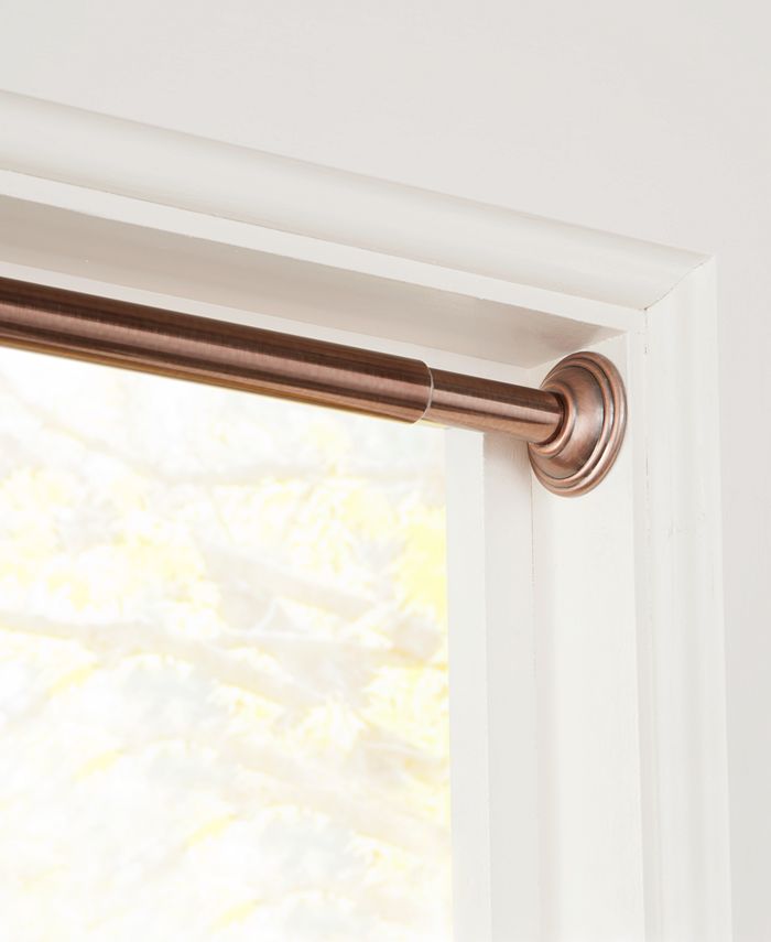 Sun Zero CLOSEOUT! 3/4" Light Blocking Tension Curtain Rod 48"86", Oil