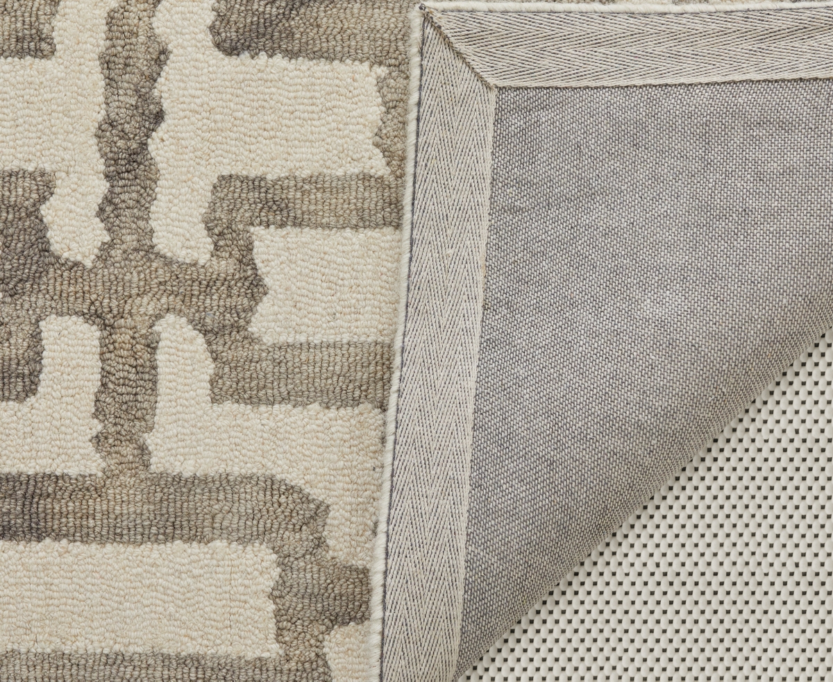 Feizy Lorrain 8919f 5'x8' Area Rug In White