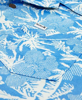 Big Boys Short-Sleeve Printed Camp Shirt 