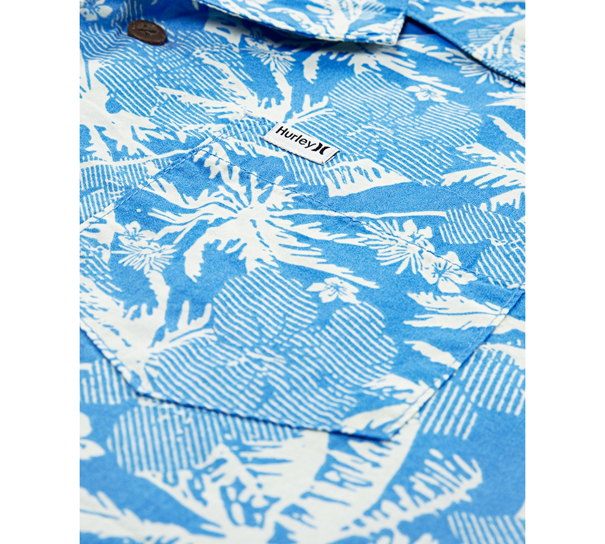 Hurley Big Boys Short-Sleeve Printed Camp Shirt