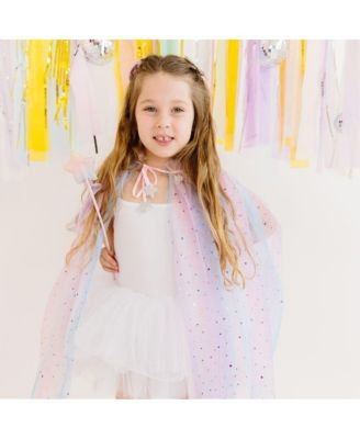 Girls Purple Galaxy Cape