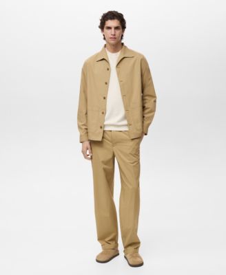 Men's Straight-Fit Cotton Pants