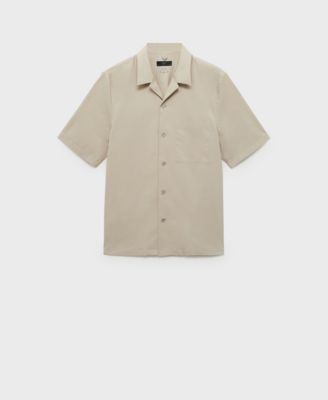 Men's Chest Pocket Regular-Fit Shirt