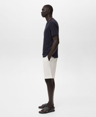 Men's Slim-Fit Chino Cotton Bermuda Shorts