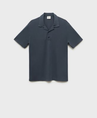 Men's Bowling Collar Lyocell Polo Shirt