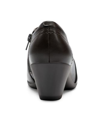 Women's Caine Side Zipper Block Heel Shooties