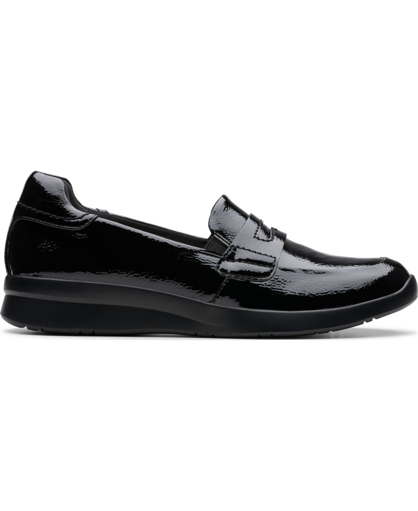 Женские туфли Clarks Collection Ellowyn Penny, цвет: Чёрный лаковый — фото 2