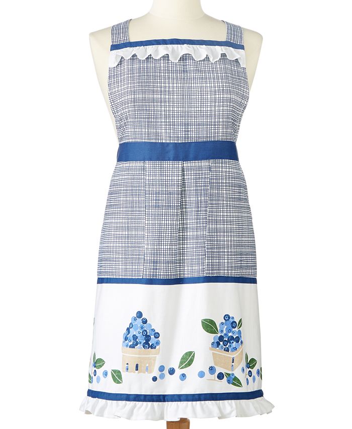 Martha Stewart Collection Blueberry Apron, Created for Macy's Macy's