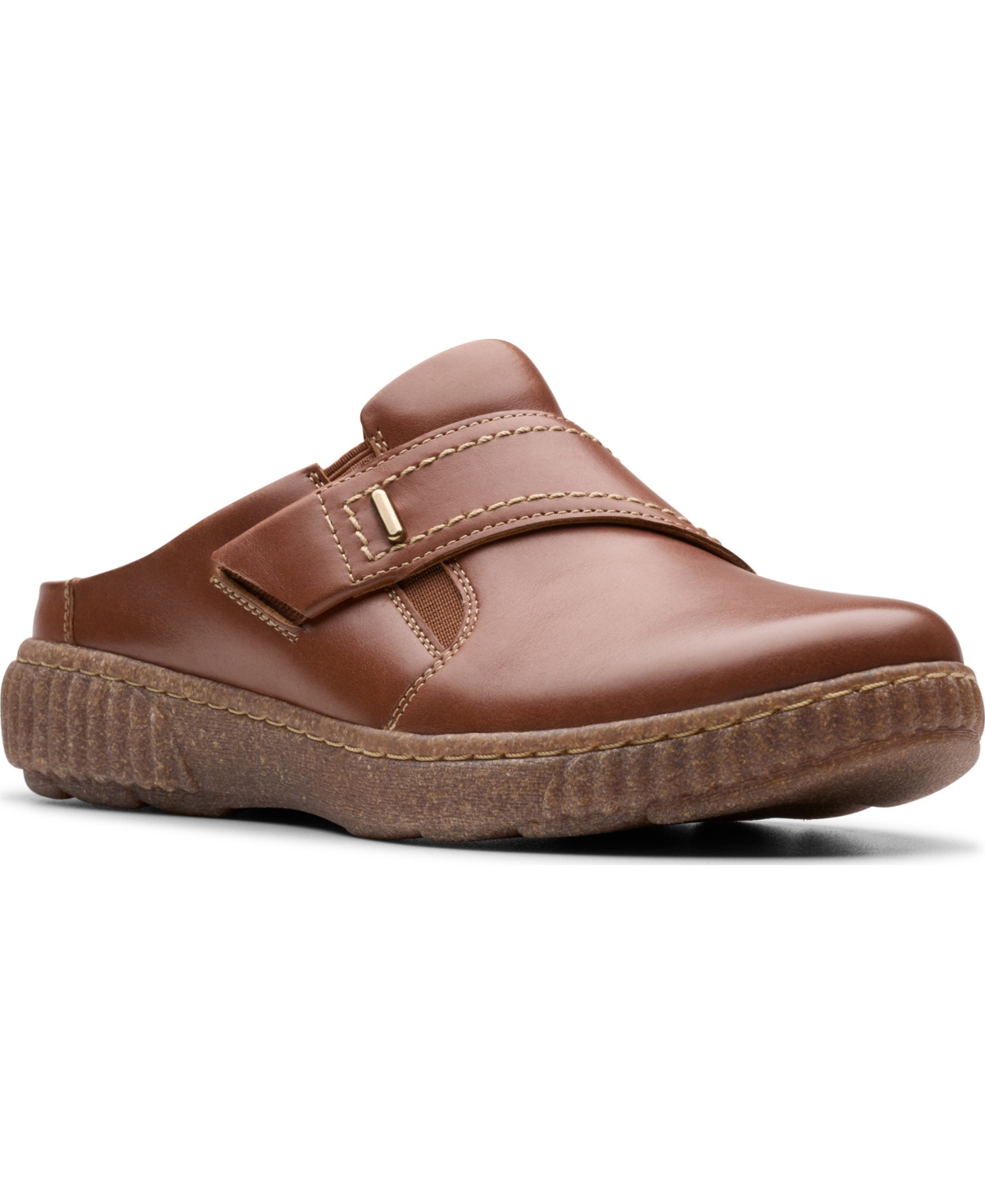 Women's Collection Caroline Bay Clogs - Tan Leather