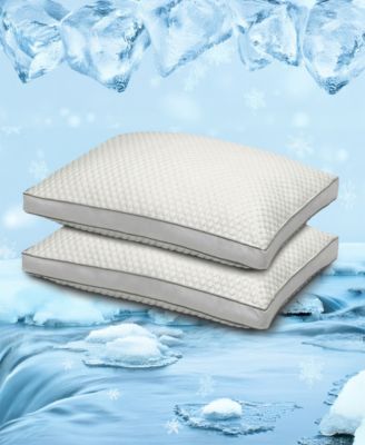 Arctic Chill Super Cooling Gel Fiber Pillow, Standard/Queen