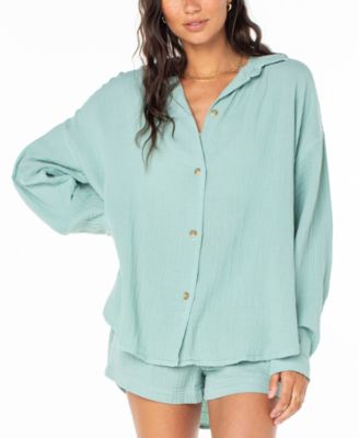 Women's Morning Time Cotton Gauze Shirt