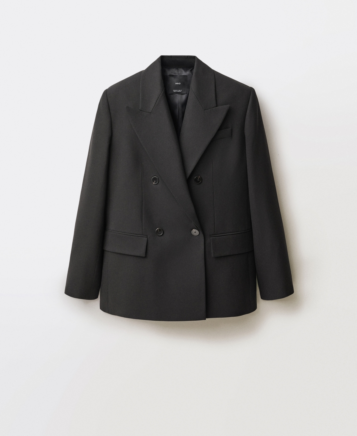 Women's Wool-Blend Suit Jacket - Medium Brown