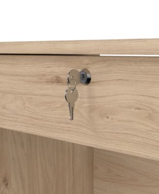 43.03" Wide 4 Storage Drawer Home Office Writing Desk