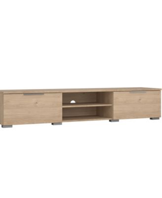 67.99" W 2 Drawer 2 Shelf TV Stand