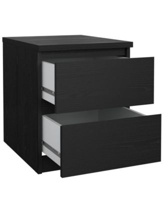 19.49" High 2 Drawer Nightstand