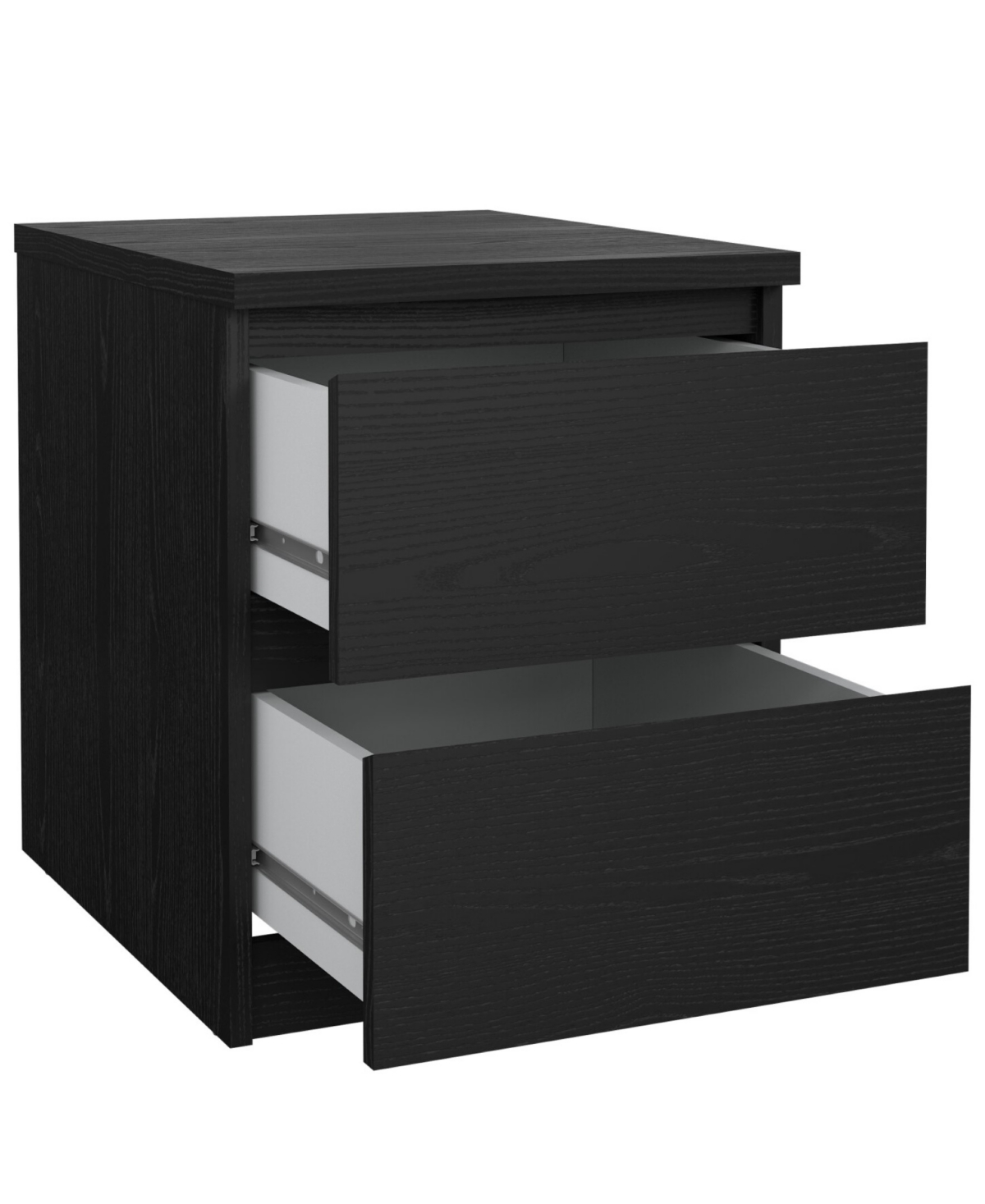 Tvilum 19.49" Wood 2 Drawer Nightstand