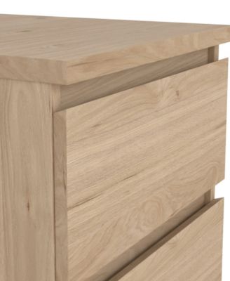 19.49" High 2 Drawer Nightstand