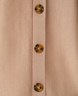 Women's Boatneck Button-Back Dolman-Sleeve Sweater