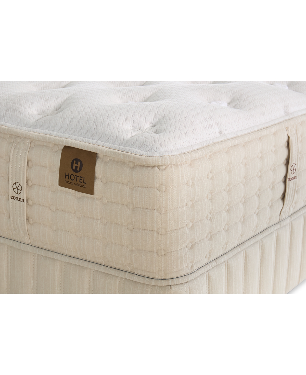 Hotel Natural Collection By King Koil Iris 14" Firm Tight Top Mattress, Queen, Exclusively At Macy's In Transparent