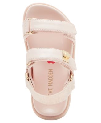 Toddler and Little Girls T-Mona Footbed Sandals